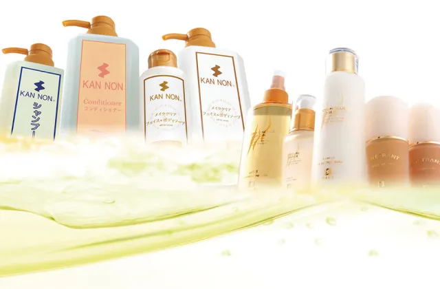 KANNON製品のスキンケア・ヘアケア製品のラインナップ