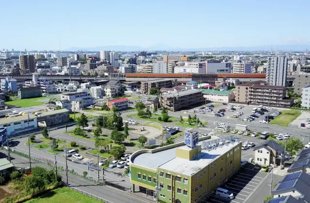 埼玉とだ自動車学校の教習コースを上空から撮影した全景